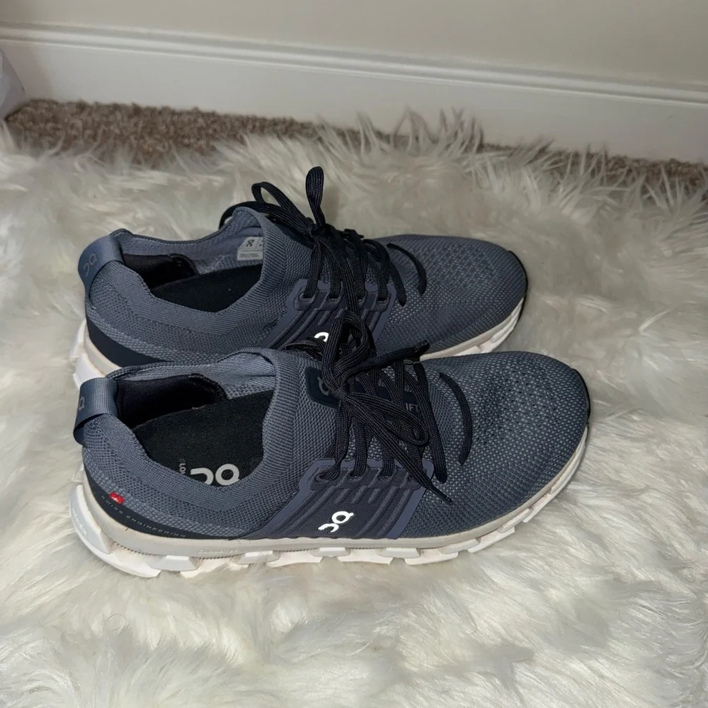 On Running Shoe Cloudswift 3 in blue and white - Picture 4 of 14